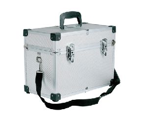Koffer Sibel Vanity compact zilver aluminium